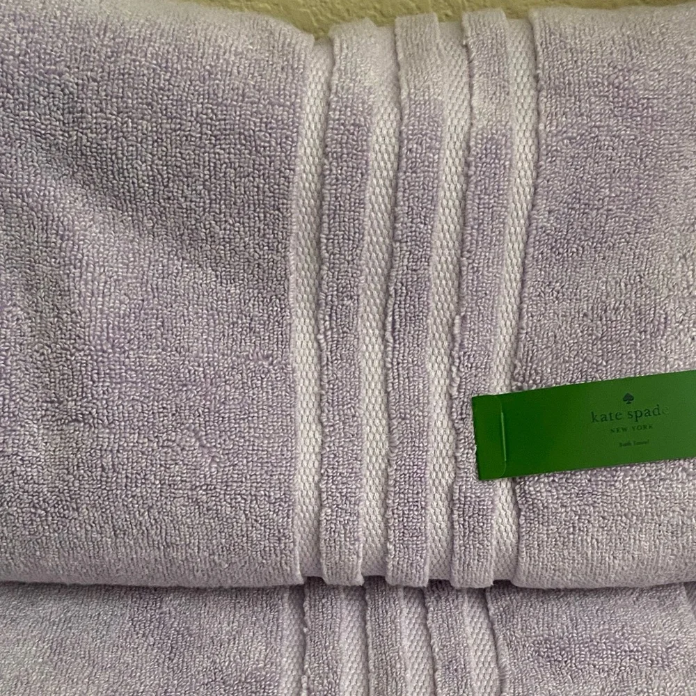 kate spade Lavender Bath Towel NWT